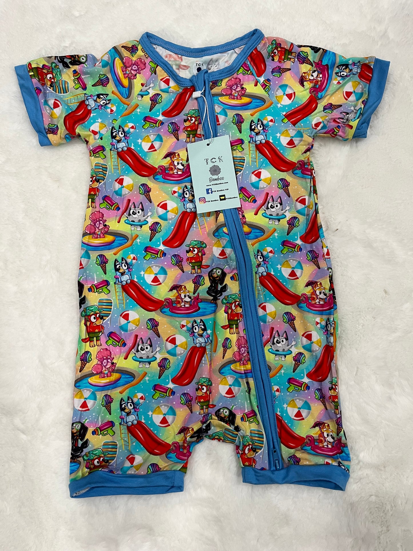 Blue Dog Summer Shortie