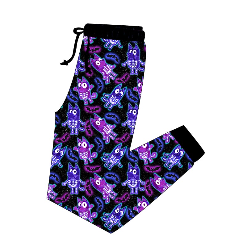 Preorder: Blue Dog Skeleton Adult Joggers