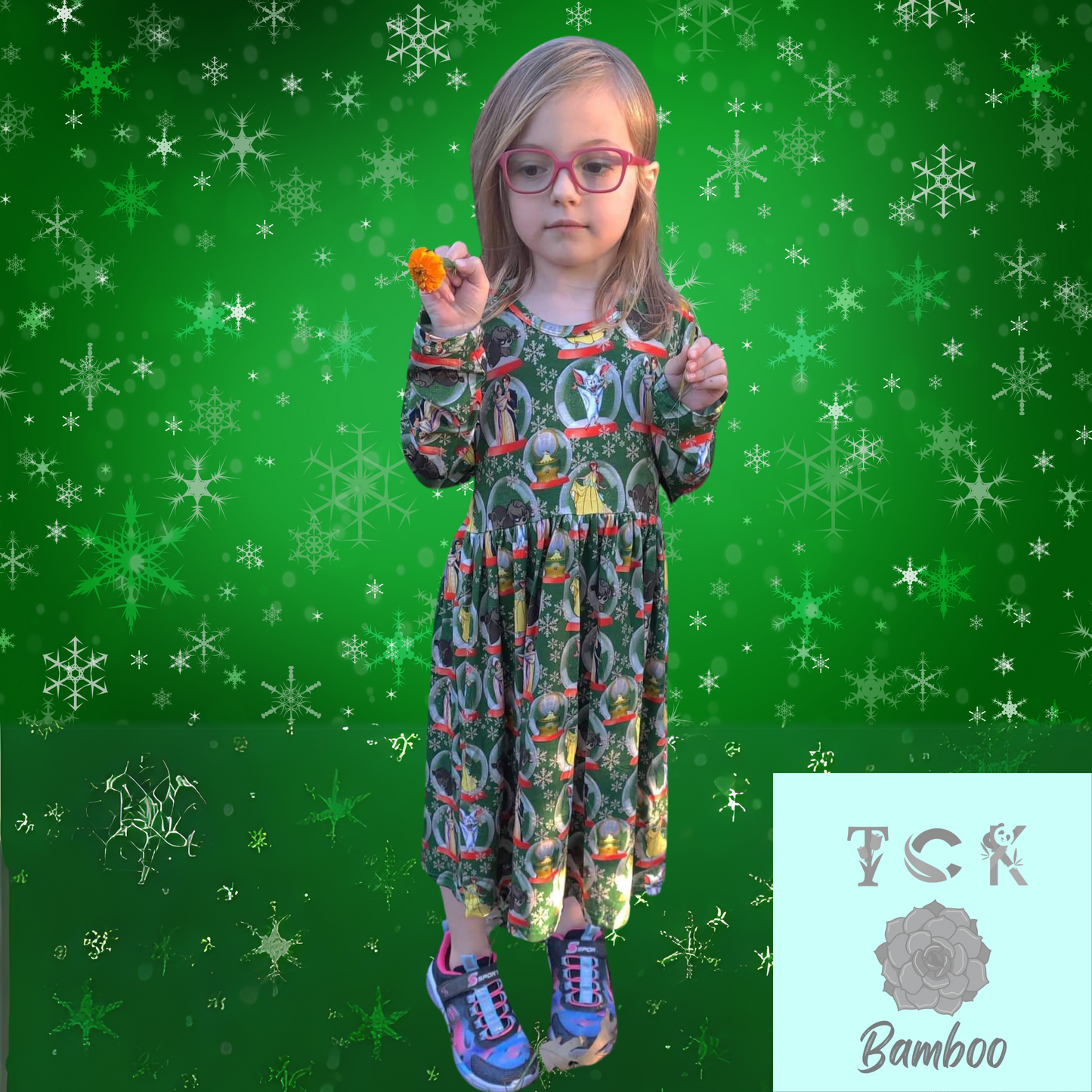 Once a Christmas Long Sleeve Dress