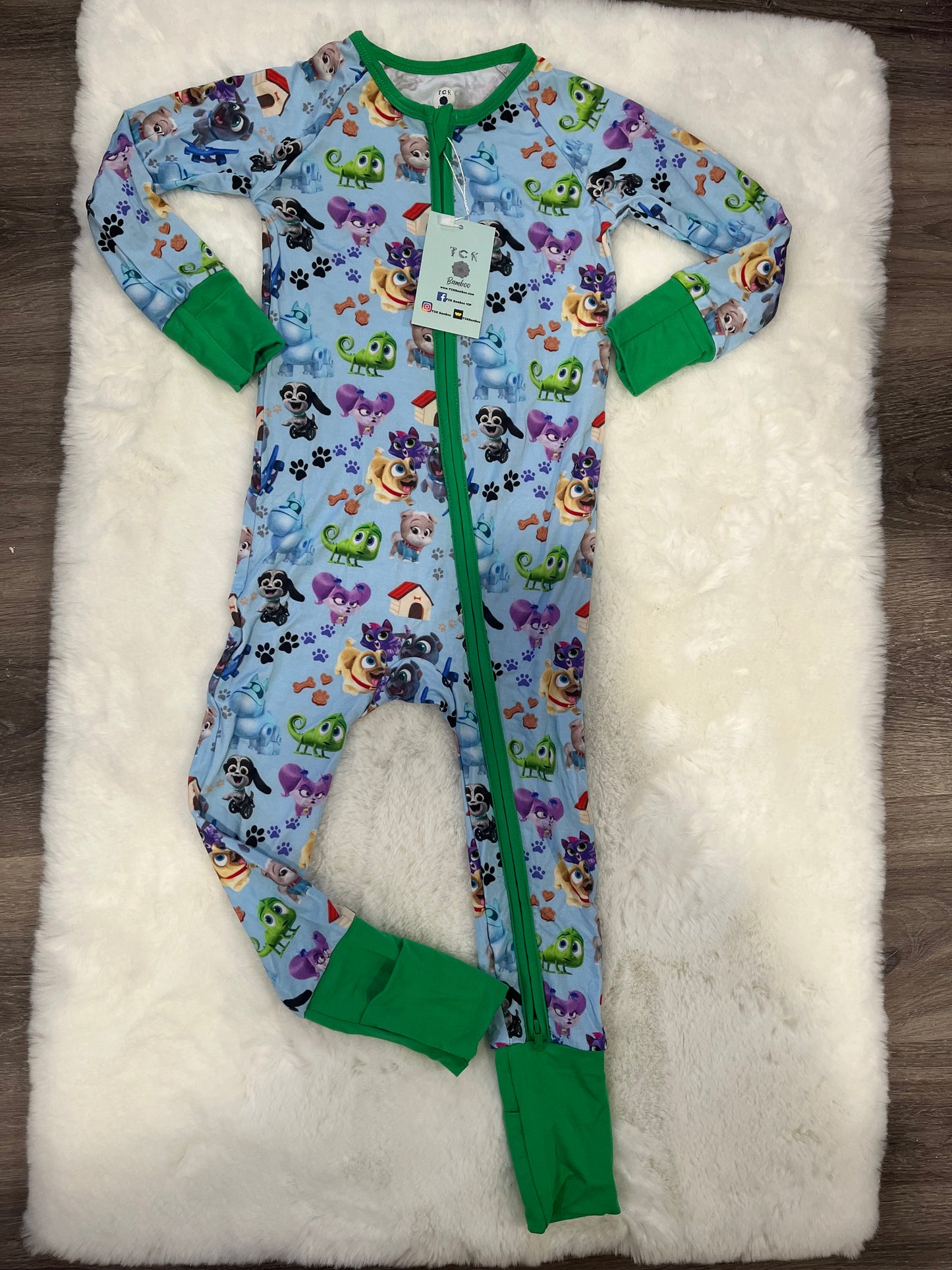 Puppy Dog Friends Long Sleeve Zippy