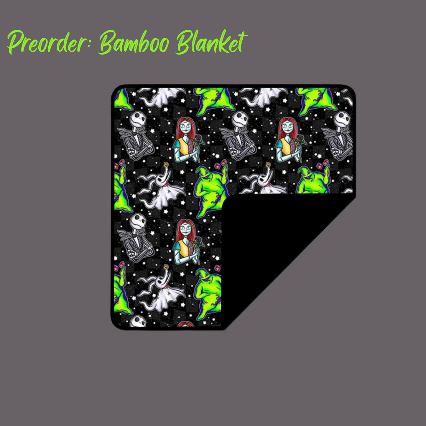 Preorder: Nightmare Bamboo Blanket