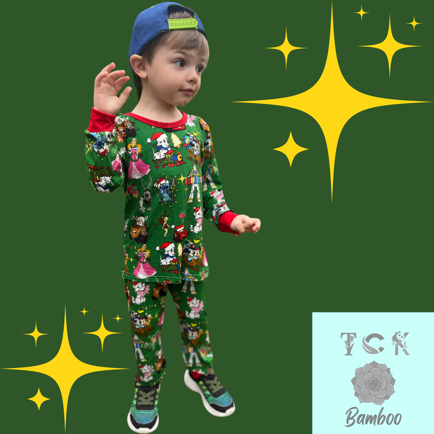 Christmas Friends 2 Piece Pajamas Set